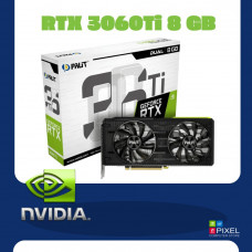 Видеокарта Palit Dual RTX 3060Ti 8GB Б/У