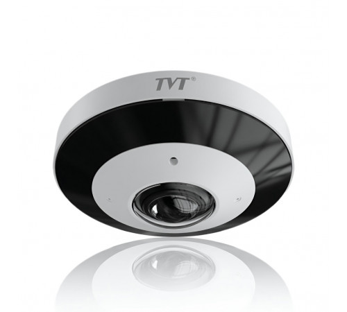 IP-видеокамера | 6 МП | TVT TD-9568E3B | PoE ◇ Распознавание лиц ◇ Панорамная 360° ◇ ИК-подсветка
