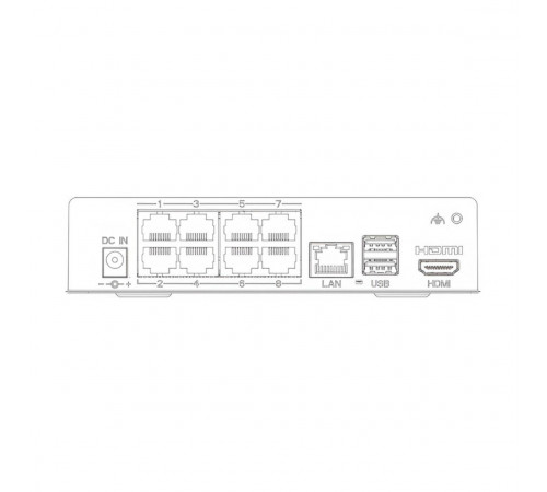 Сетевой видеорегистратор NVR |   8 каналов | TVT TD-3008H1-A1L | 4K / H.265+