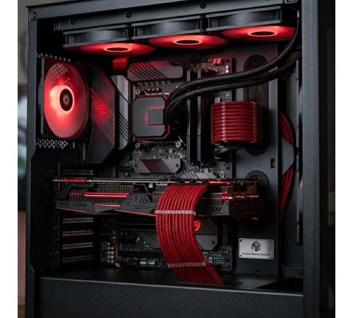 Кастомные кабели (удлинители) питания для БП Wincool Power Extension Cable Kit, красный