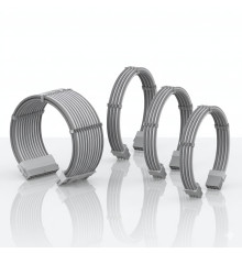 Кастомные кабели (удлинители) питания для БП Power Extension Cable Kit, бело-серый