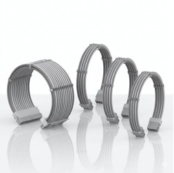 Кастомные кабели (удлинители) питания для БП Power Extension Cable Kit, бело-серый