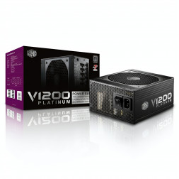 Блок питания для ПК 1200W Cooler Master V1200, 80 PLUS Platinum, модульный, б/у