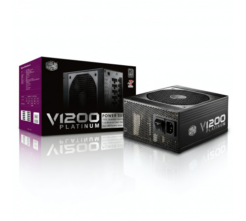 Блок питания для ПК 1200W Cooler Master V1200, 80 PLUS Platinum, модульный, б/у