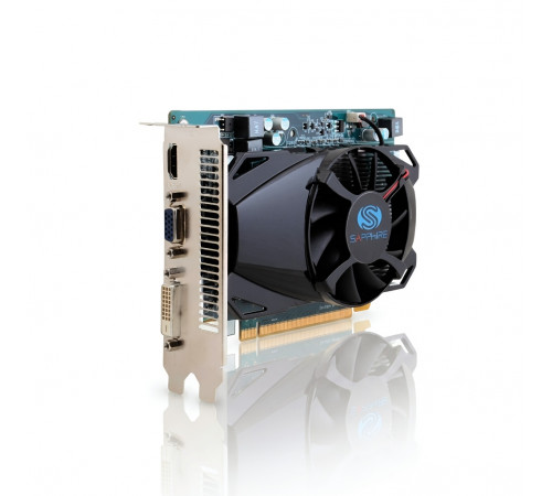 Видеокарта Radeon HD 6670 - 1 GB Sapphire (аналог GTX 650), б/у