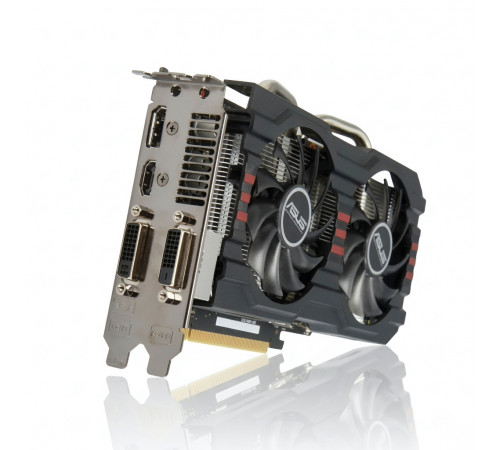 Видеокарта  Radeon R7 260X 2 GB | ASUS DirectCU II | аналог GTX 750 TI | Б/У