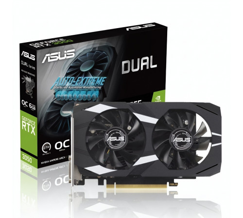 Видеокарта GeForce RTX 3050 6 GB ASUS Dual OC Edition | Европейский релиз