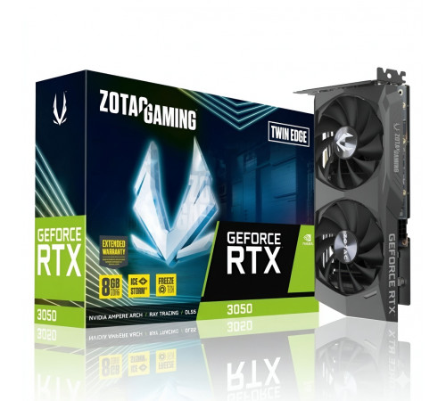 Видеокарта GeForce RTX 3050 8 GB ZOTAC Gaming Twin Edge | Европейский релиз