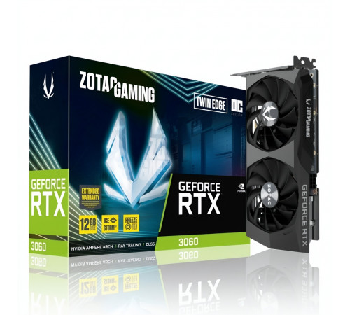 Видеокарта GeForce RTX 3060 12 GB ZOTAC Gaming Twin Edge | Европейский релиз
