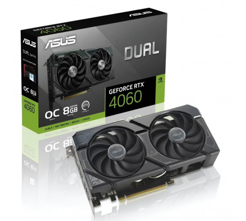 Видеокарта GeForce RTX 4060 | 8 GB | ASUS Dual OC | 99% новая (распечатанная)