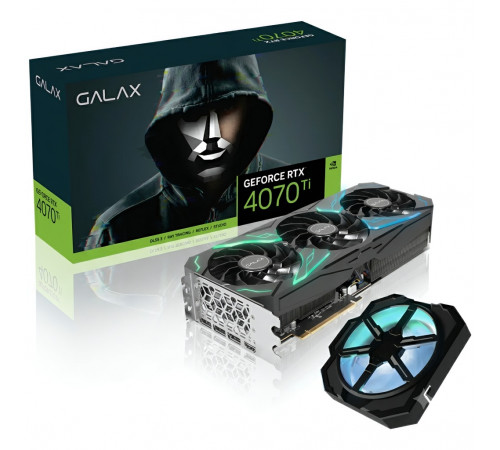Видеокарта GeForce RTX 4070 Ti 12 GB | GALAX ST 1-Click OC | 4×FAN | Б/У