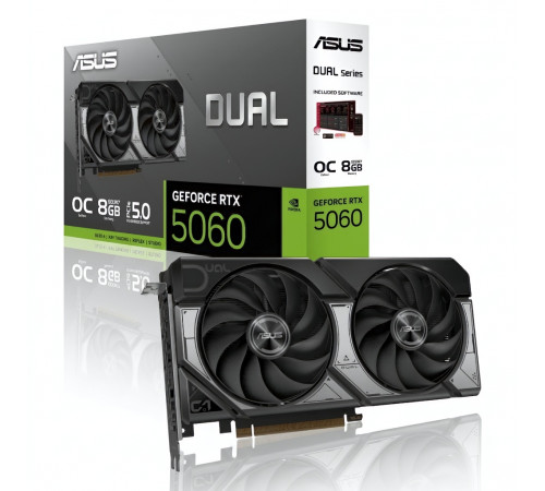Видеокарта GeForce RTX 5060 8 GB ASUS Dual OC | Европейский релиз