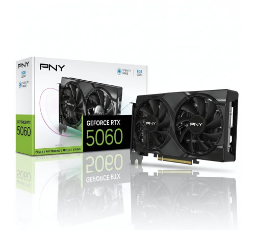 Видеокарта GeForce RTX 5060 8 GB PNY Dual | Европейский релиз