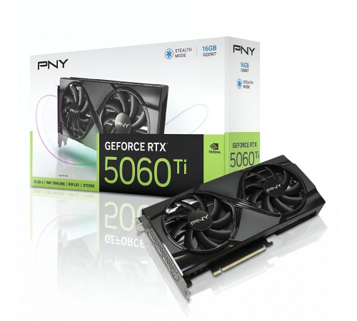 Видеокарта Nvidia RTX 5060 TI 16 GB PNY Dual Fan