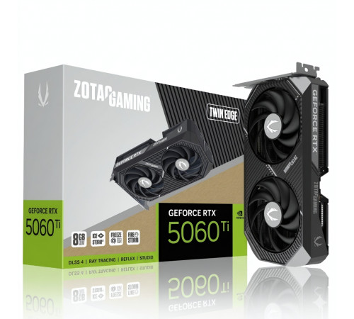 Видеокарта GeForce RTX 5060 TI  8 GB ZOTAC Gaming Twin Edge | Европейский релиз