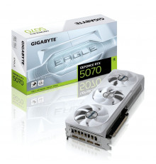 Видеокарта Nvidia RTX 5070 12 GB Gigabyte Eagle OC ICE SFF белая