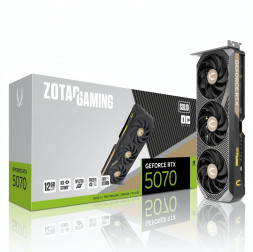 Видеокарта Nvidia RTX 5070 12 GB ZOTAC Gaming SOLID OC