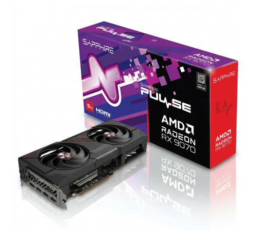 Видеокарта  Radeon RX 9070 16 GB | Sapphire Pulse | аналог RTX 5070 | Европейский релиз