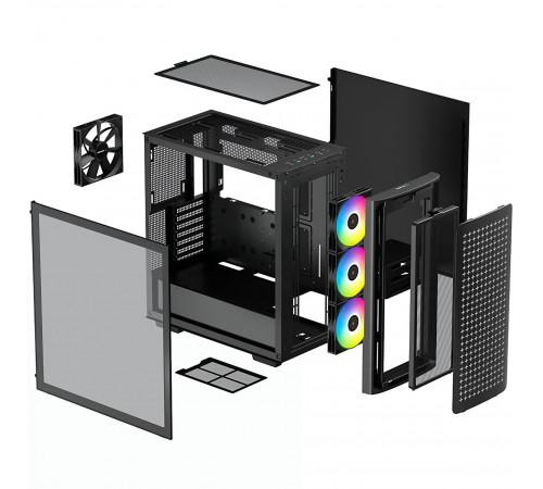 Корпус для ПК | DeepCool CK560 | eATX | 4 кулера в комплекте | 99% новый