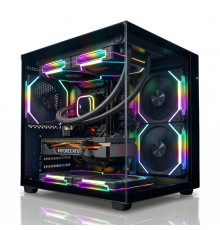 Корпус для ПК | EVESKY Prism Mini | mATX | панорамный «аквариум» | Б/У
