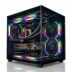 Корпус для ПК | EVESKY Prism Mini | mATX | панорамный «аквариум» | Б/У