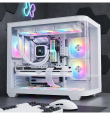 Корпус для ПК GALAX Shadow Dancer, белый | ATX | аквариум, поддержка Back Connect