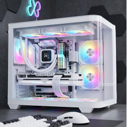 Корпус для ПК GALAX Shadow Dancer, белый | ATX | аквариум, поддержка Back Connect