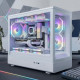 Корпус | Jungle Leopard MS-01 ◇ белый | mATX | ARGB ◇ панорамный «аквариум»