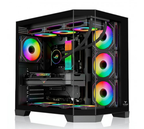 Корпус | TITAN | ATX | Back Connect ◇ панорамный «аквариум»