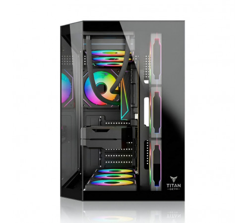 Корпус | TITAN | ATX | Back Connect ◇ панорамный «аквариум»