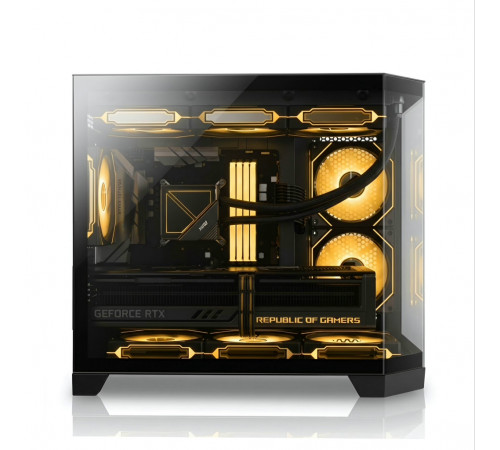 Корпус | TITAN | mATX | панорамный «аквариум»