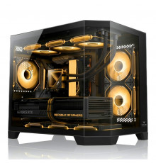 Корпус | TITAN | mATX | панорамный «аквариум»
