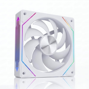 Кулер для корпуса ПК 12см. 3D ARGB белый, стандартный