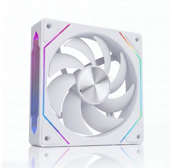 Кулер для корпуса ПК 12см. 3D ARGB белый, стандартный