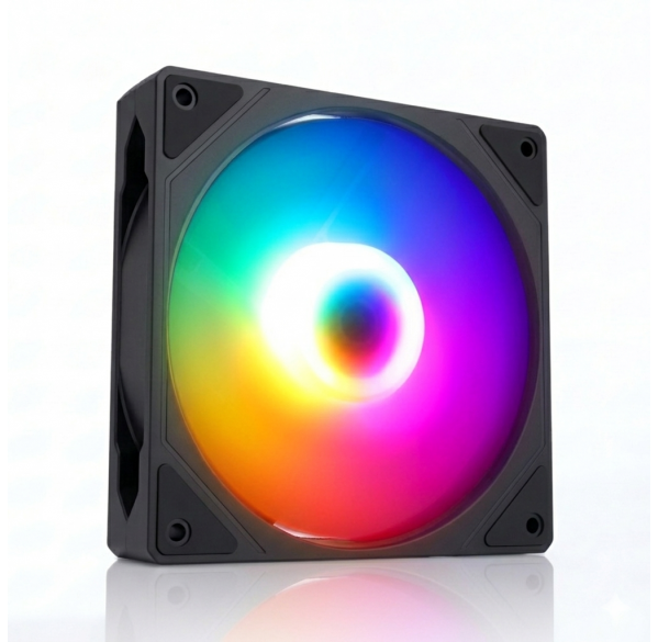 Кулер для корпуса ПК 120мм, LED RGB