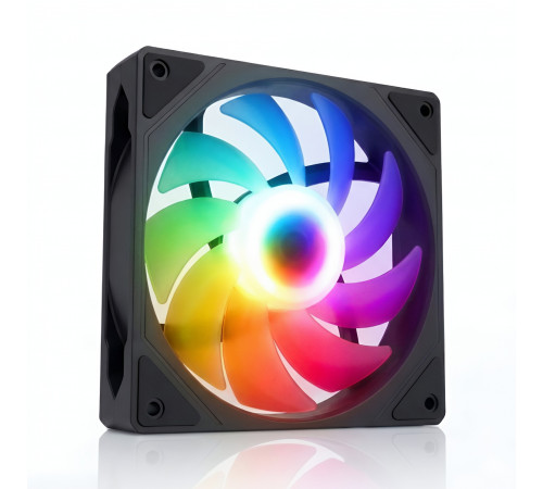 Кулер для корпуса ПК 120мм, LED RGB