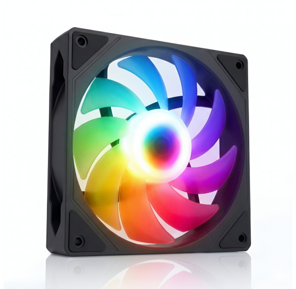 Кулер для корпуса ПК 120мм, LED RGB