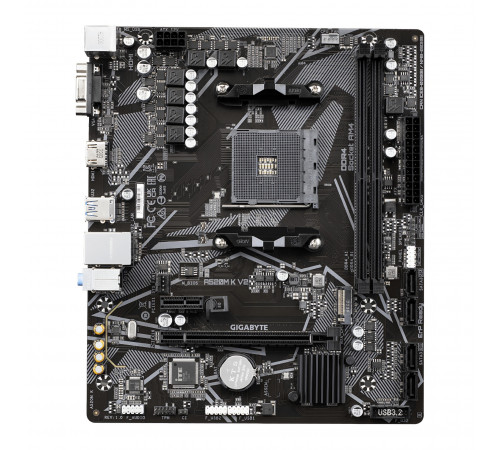 Материнская плата (AM4) A520 - Gigabyte A520M K V2 (2×DDR4)
