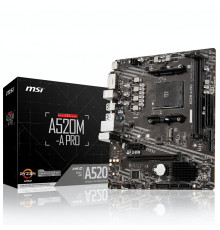 Материнская плата (AM4) A520 - MSI A520M-A PRO | 2×DDR4