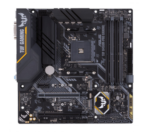 Материнская плата (AM4) B450 - ASUS TUF B450M-PRO GAMING (4×DDR4), б/у