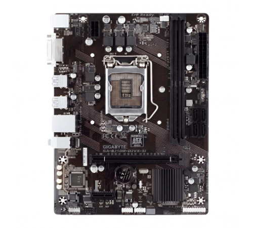 Материнская плата ( 6-7 GEN) B250 - Gigabyte B250M D2VX SI (2×DDR4), OEM