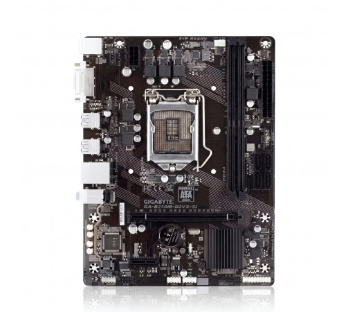 Материнская плата ( 6-7 GEN) B250 - Gigabyte B250M D2VX SI (2×DDR4), OEM