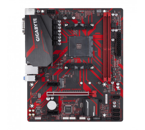 Материнская плата (AM4) B450 - Gigabyte B450M Gaming (2×DDR4)