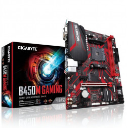 Материнская плата (AM4) B450 - Gigabyte B450M Gaming (2×DDR4)