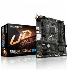 Материнская плата (10-11 GEN) B560 - Gigabyte B560M DS3H AC WIFI | mATX | 4×DDR4
