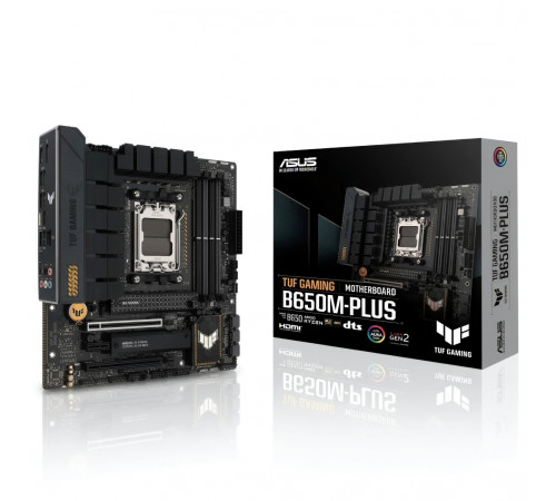 Материнская плата | AM5 | B650 | ASUS TUF Gaming B650M-PLUS | mATX | 4×DDR5
