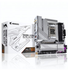Материнская плата (AM5) B650 - Gigabyte B650M Aorus Elite AX ICE (4×DDR5)