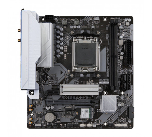 Материнская плата (AM5) B650 - Gigabyte B650M Gaming WIFI (2×DDR5)