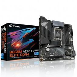 Материнская плата | 12-14 GEN | B660 | Gigabyte B660M AORUS Elite DDR4 | mATX | 4×DDR4 | LGA1700