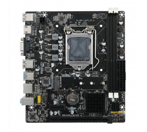 Материнская плата |  2-3 GEN | B75 | ZX-B75 | mATX | 2×DDR3